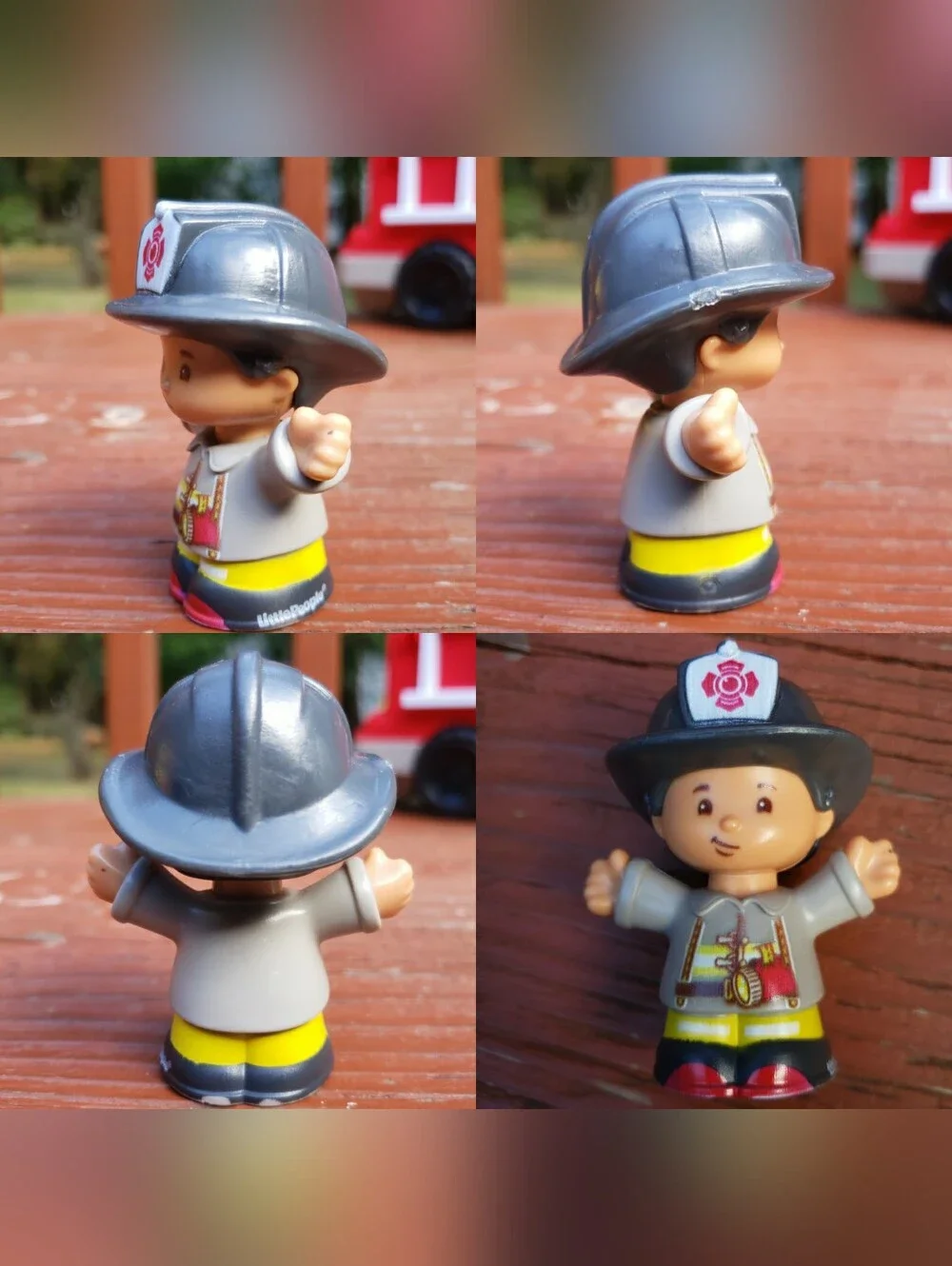 2016 Fisher-Price Little People Fire Truck & Firefighter Figures - Makes Noise
